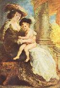 Peter Paul Rubens, Portrat der Helene Fourment mit ihrem erstgeborenen Sohn Frans